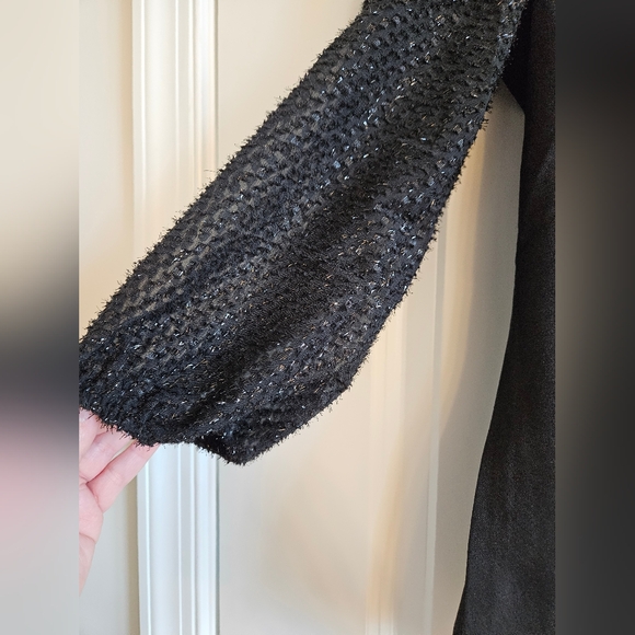 Black Women's Casual Blouse - Picture 5 of 8